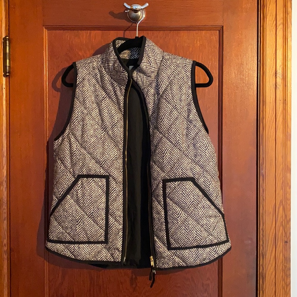 J Crew Herringbone vest